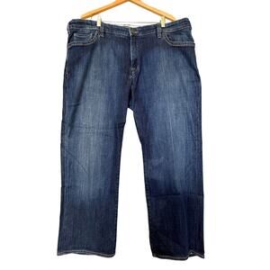 34 Heritage Charisma Jeans Mens 46x30 Stretch Dark Wash Preppy Hipster